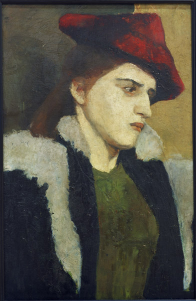 Woman w.Red Hat a Paula Modersohn-Becker