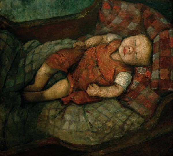 Schlafendes Kind a Paula Modersohn-Becker