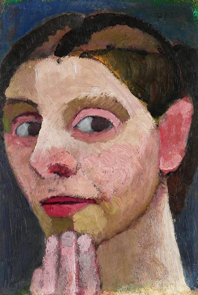 Autoritratto con mano sul mento a Paula Modersohn-Becker