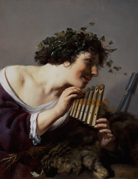 Pan Playing his Pipes a Paulus Moreelse