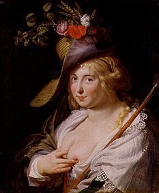 The fair-haired shepherdess a Paulus Moreelse