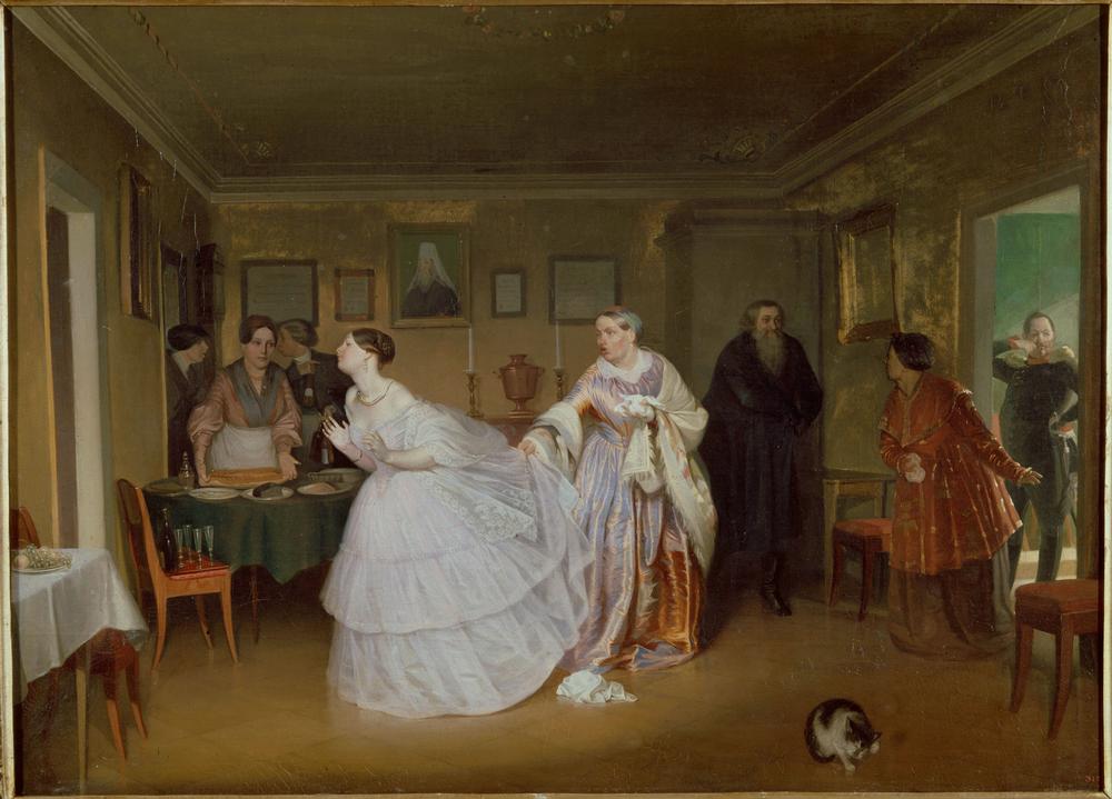 The Courtship of the Major a Pawel Andrejewitsch Fedotow