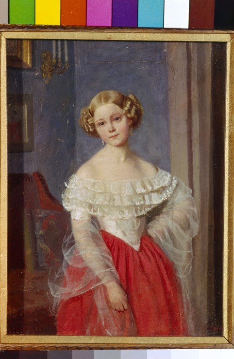 Portrait of Olga Demontcal a Pawel Andrejewitsch Fedotow