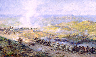 Szene aus dem russisch-türkischen Krieg 1877-1878 a Pawel Kowalewsky