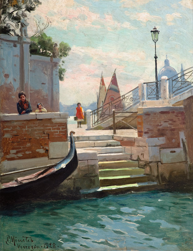 Summer's Day in Venice a Peder Moensted