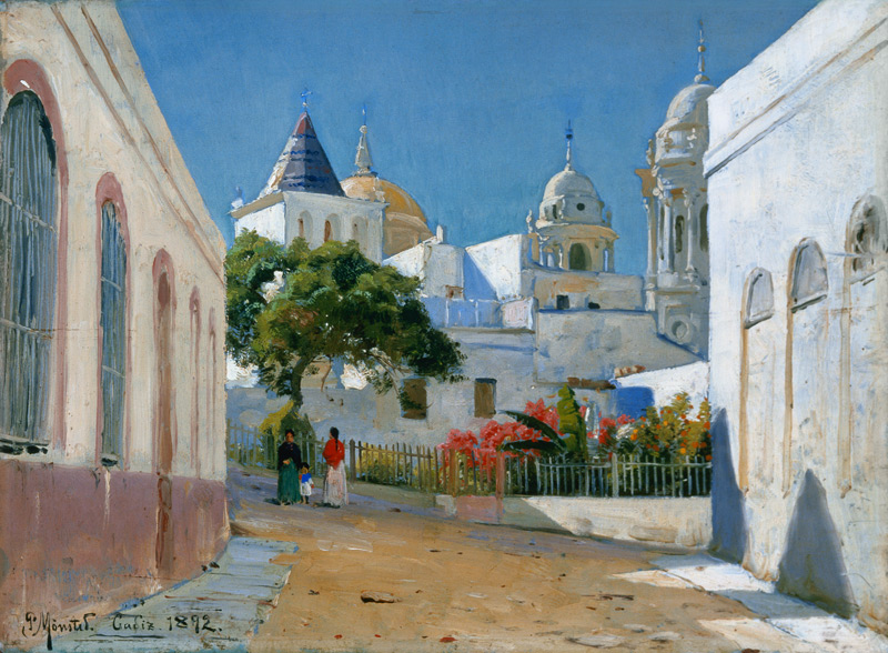 Town view in Cadiz/Spain a Peder Moensted