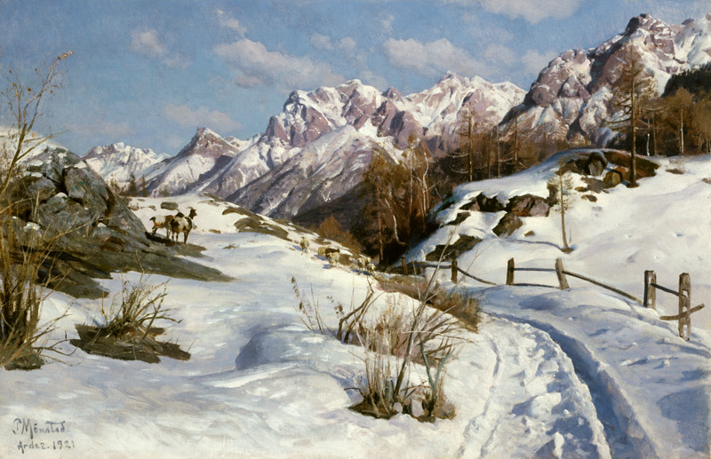 Winter in Engadin a Peder Moensted