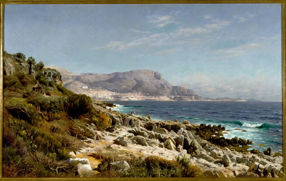 Coast near Monte Carlo a Peder Moensted