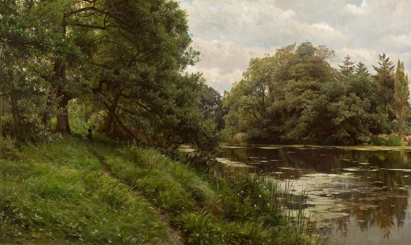 Summer's Day at the Water a Peder Moensted