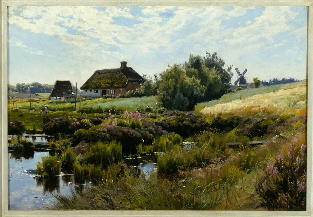 Summer's Day in the Countryside a Peder Moensted