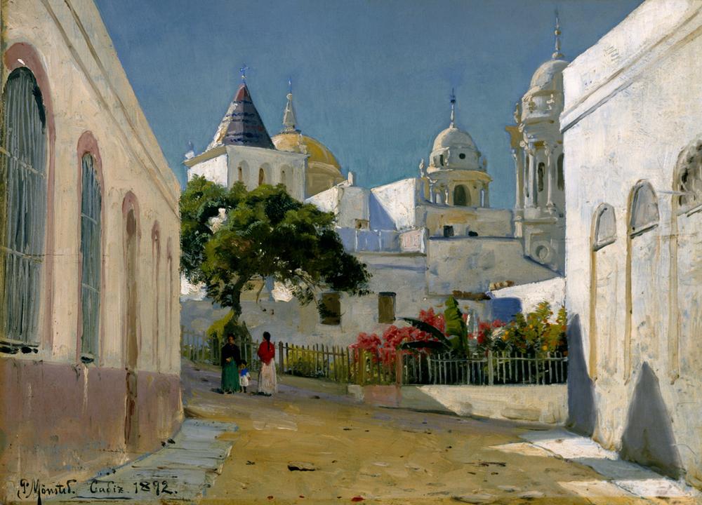 View of Cádiz, Spain a Peder Moensted