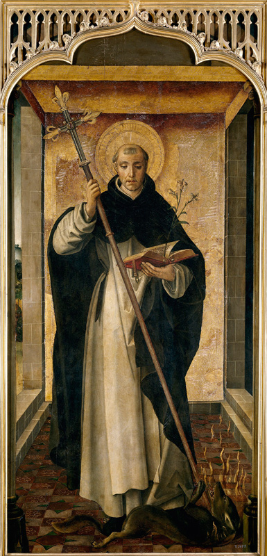 Saint Dominic a Pedro Berruguete