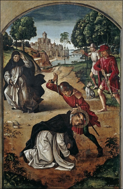 The Death of Saint Peter of Verona a Pedro Berruguete