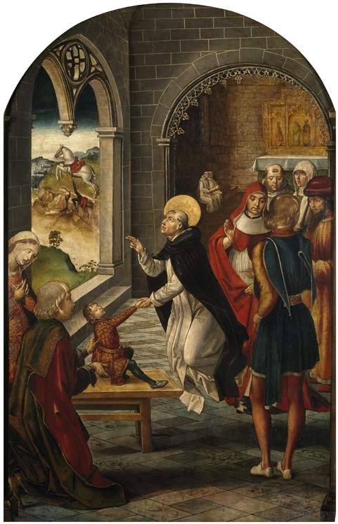 Saint Dominic Resurrects a Boy a Pedro Berruguete
