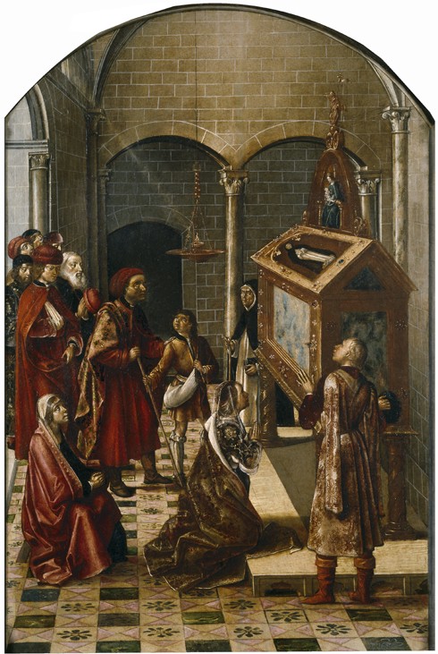 The Tomb of Saint Peter Martyr a Pedro Berruguete