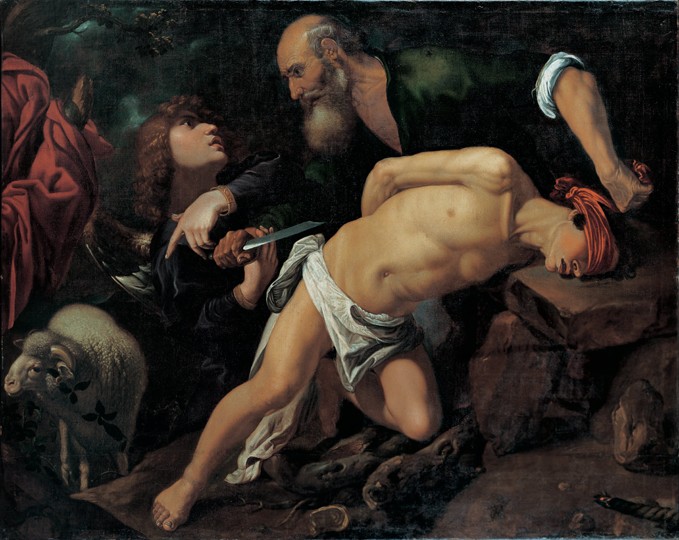 The Sacrifice of Isaac a Pedro Orrente