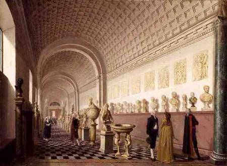 The Inner Gallery of the Royal Museum at the Royal Palace, Stockholm a Per Hillestrom