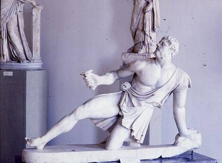The Kneeling Gaul, one of the Three Gallic Warriors a Pergamo school