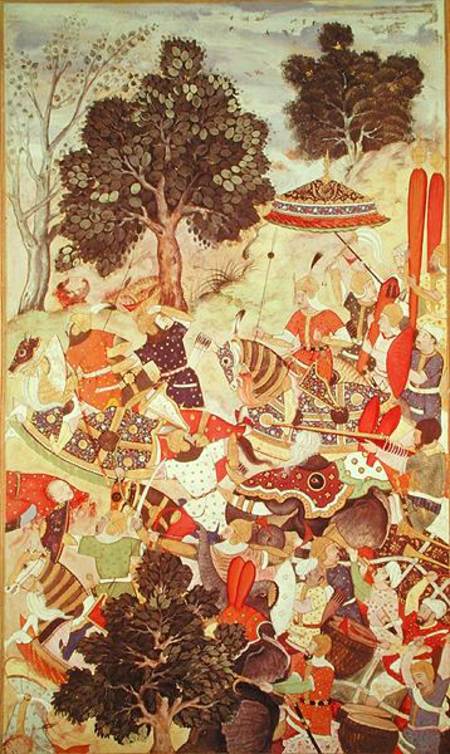 The Capture of Bakadur Khan a Persian School