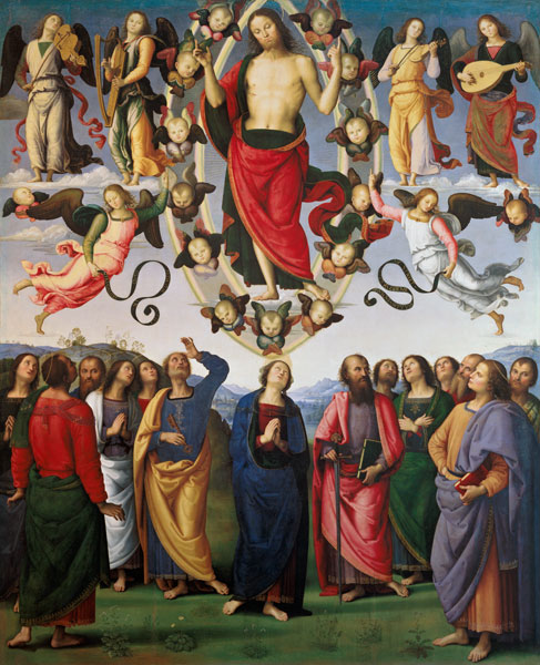 The Ascension Day Christi. a Perugino (alias Pietro di Cristoforo Vanucci)