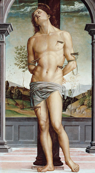 Perugino / St. Sebastian a Perugino (alias Pietro di Cristoforo Vanucci)