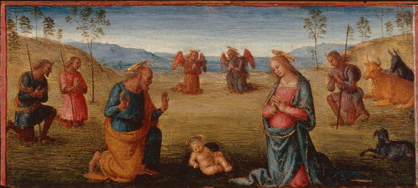 Adoration of the Child / Perugino a Perugino (alias Pietro di Cristoforo Vanucci)