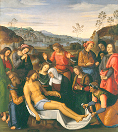 Die Beweingung Christi. a Perugino (alias Pietro di Cristoforo Vanucci)