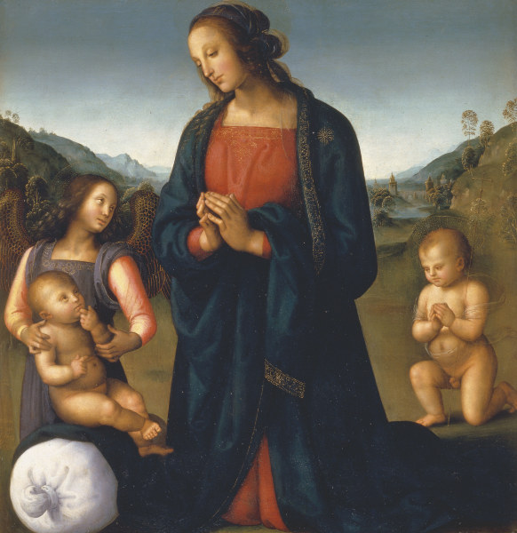 Madonna del Sacco / Perugino a Perugino (alias Pietro di Cristoforo Vanucci)
