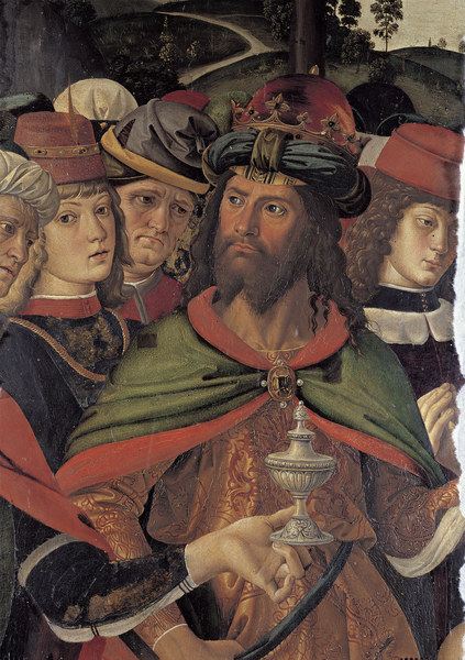 Perugino / Adoration of the Kings, Det. a Perugino (alias Pietro di Cristoforo Vanucci)