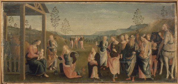 Perugino / Adoration of the Kings / Ptg. a Perugino (alias Pietro di Cristoforo Vanucci)