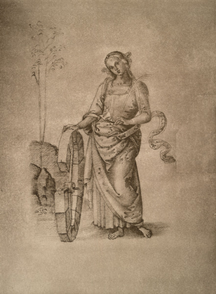Perugino / St. Catherine of Alexandria a Perugino (alias Pietro di Cristoforo Vanucci)