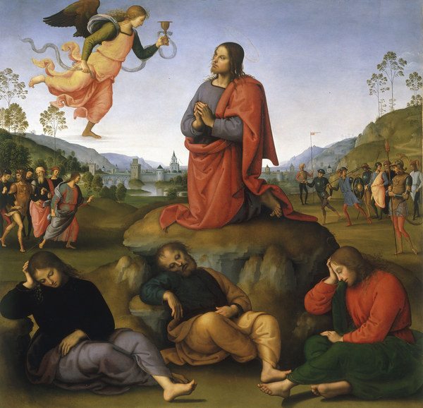 Perugino, Christ on Mount of Olives a Perugino (alias Pietro di Cristoforo Vanucci)