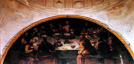 The Last Supper a Peruvian School