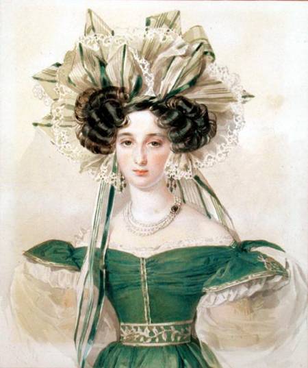 Portrait of Princess Elizabeth Vorontsova (1792-1856) a Peter Fedorowitsch Sokolov
