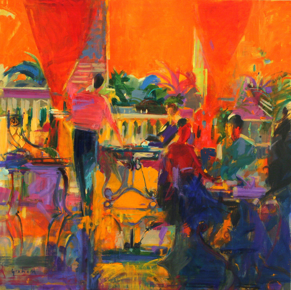 Courtyard Cafe, Tunis a Peter Graham