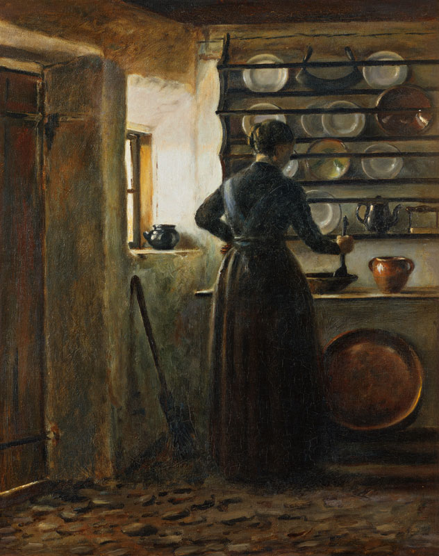 In der Küche. a Peter Ilstedt