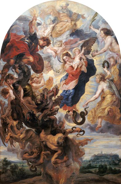 The apocalyptic woman. a Peter Paul Rubens