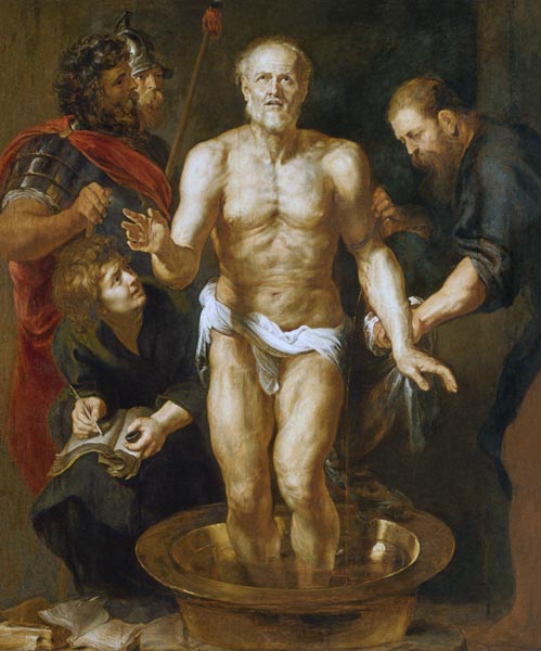 The dying Seneca. a Peter Paul Rubens