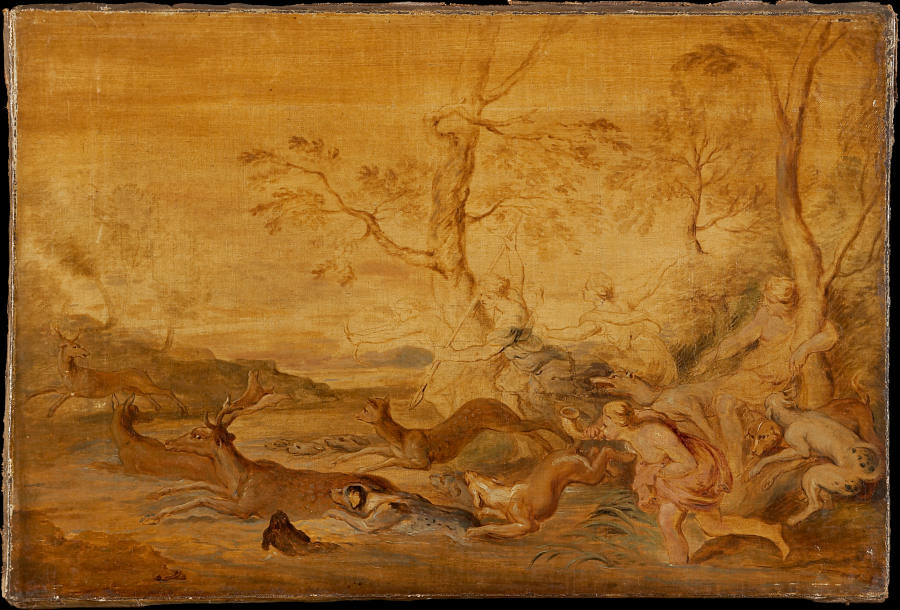 The Hunt of Diana a Peter Paul Rubens