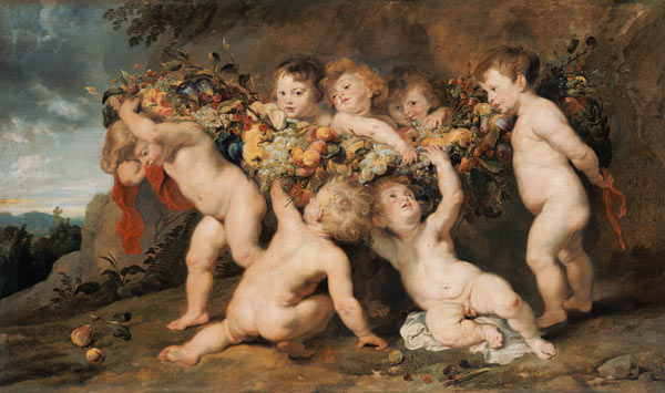 The Früchtekranz. (Snyders fray out together with) a Peter Paul Rubens