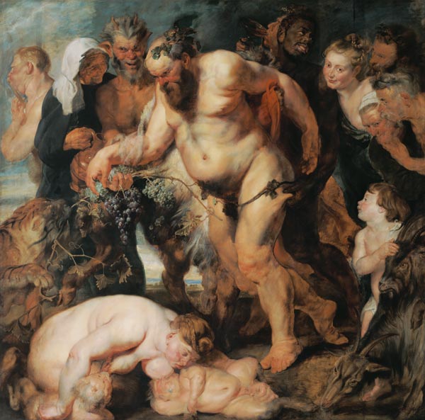 The inebriated Silen a Peter Paul Rubens