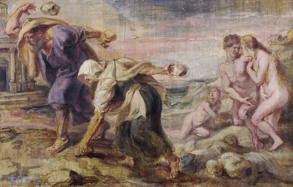 Deucalion and Pyrrha a Peter Paul Rubens