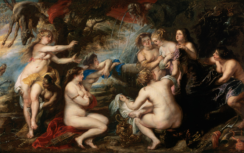 Diana and Kallisto. a Peter Paul Rubens