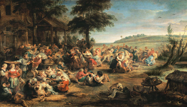 The kermis (or: Country wedding) a Peter Paul Rubens