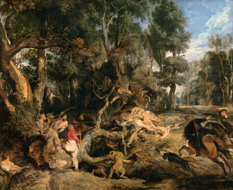 La caccia al cinghiale a Peter Paul Rubens