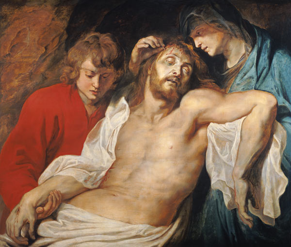 Lament of Christ by the Virgin and St. John a Peter Paul Rubens