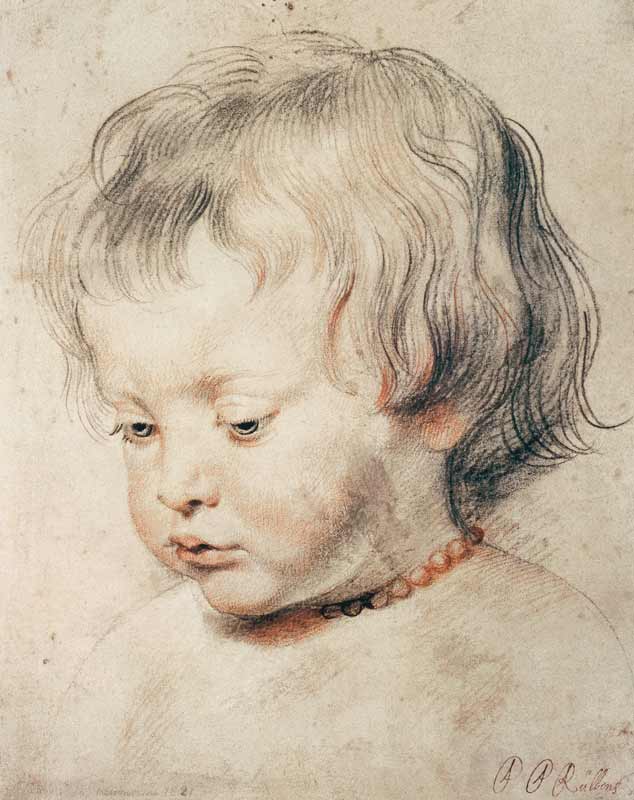 Portrait of a Boy a Peter Paul Rubens