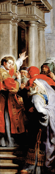 St. Stephen Preaching, from the Triptych of St. Stephen a Peter Paul Rubens