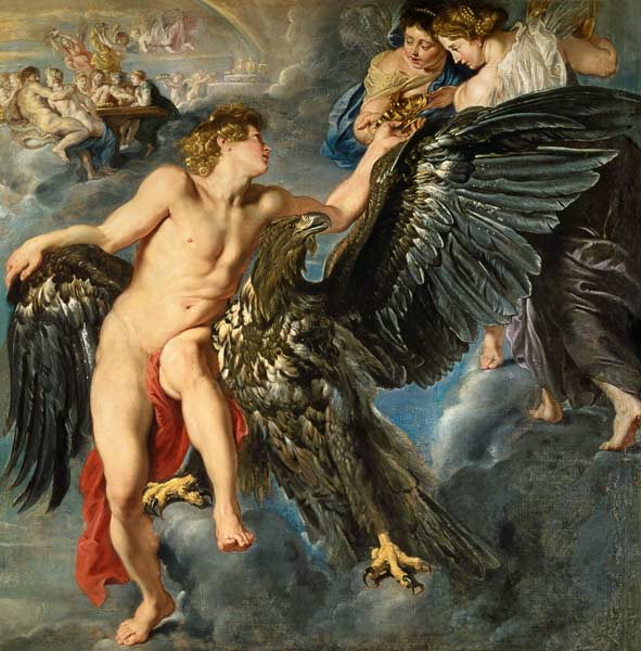 Il ratto di Ganimede a Peter Paul Rubens