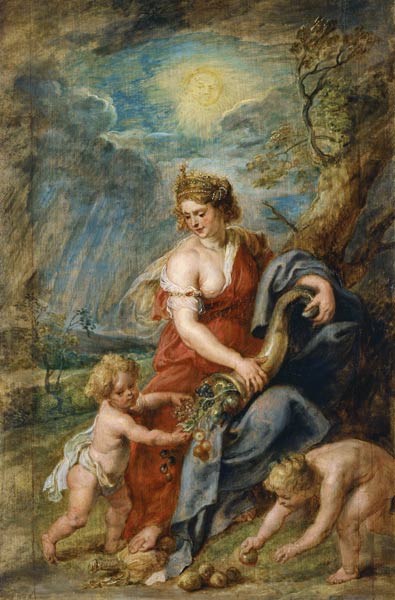 Abundance (Abundantia) a Peter Paul Rubens